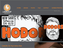 Tablet Screenshot of lavalampcreative.com